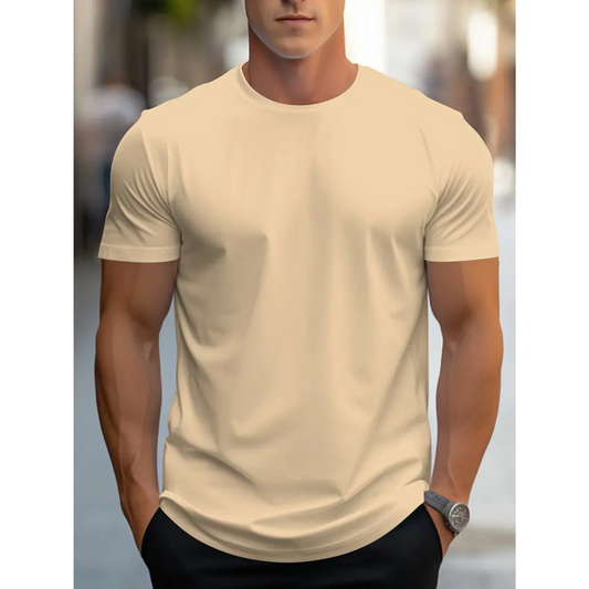 Brian - Classique T-shirt Homme à Manches Courtes