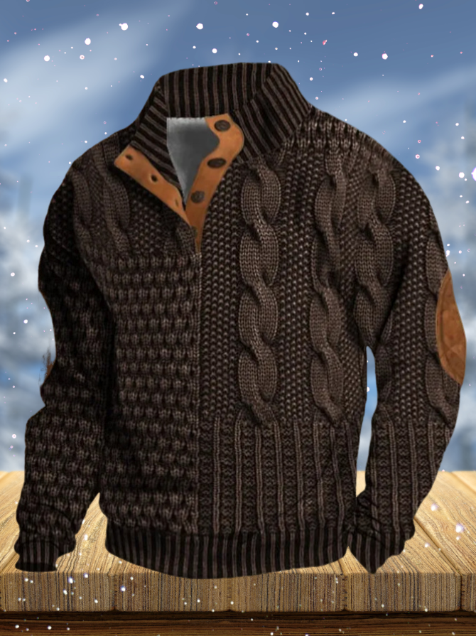 Apolo - T-shirt à manches longues avec imprimé 3D pour homme