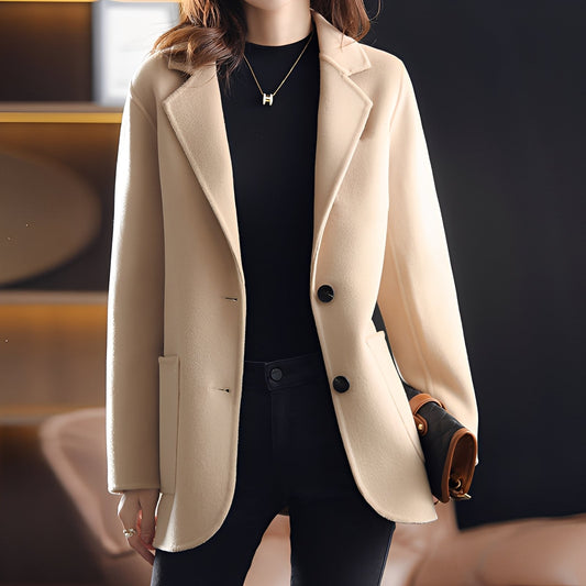 Lavena - Blazer élégant en laine avec col à revers pour femmes