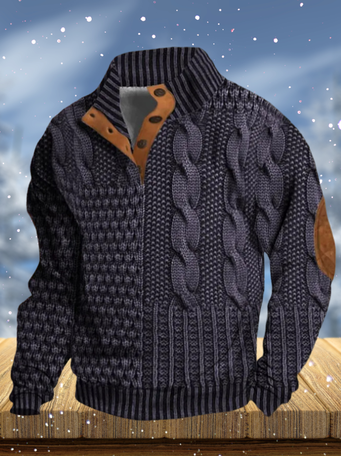 Apolo - T-shirt à manches longues avec imprimé 3D pour homme