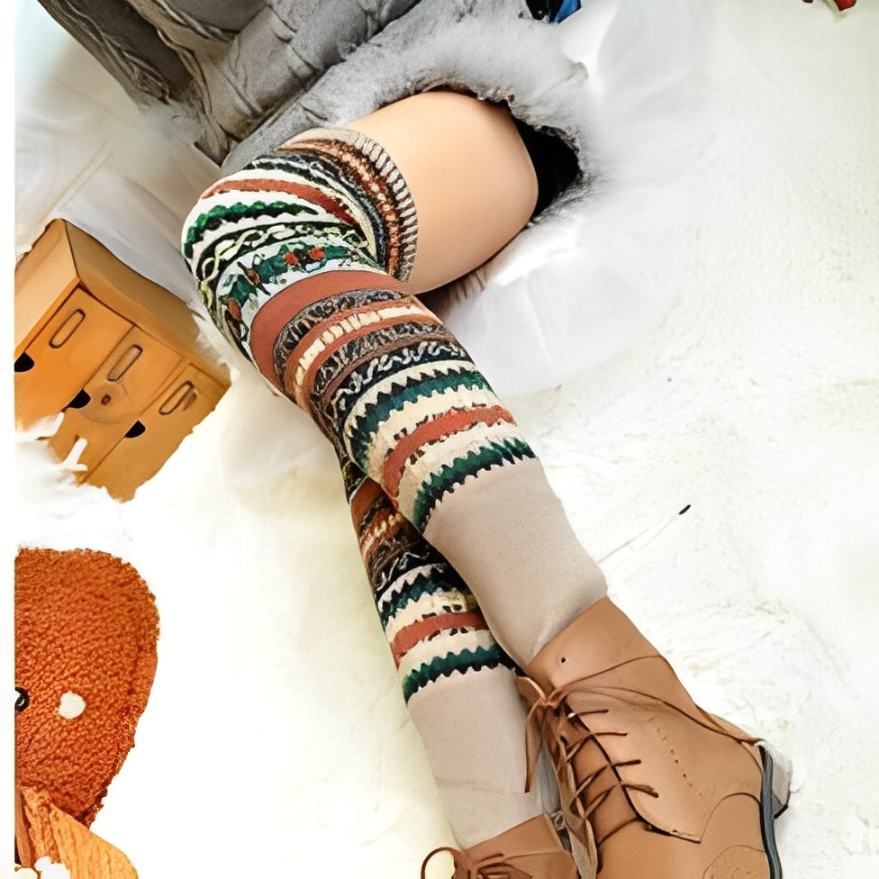 Suzanna - Chaussettes chaudes et stylées pour femme