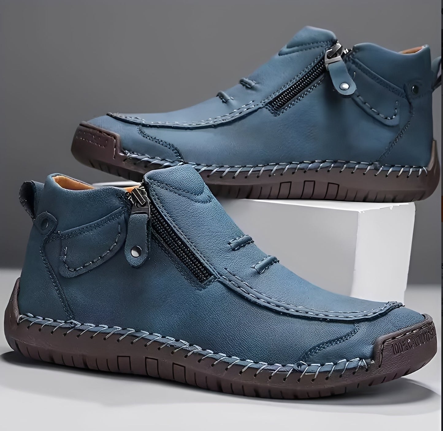 David - Bottes à Fermeture Éclair Élégantes