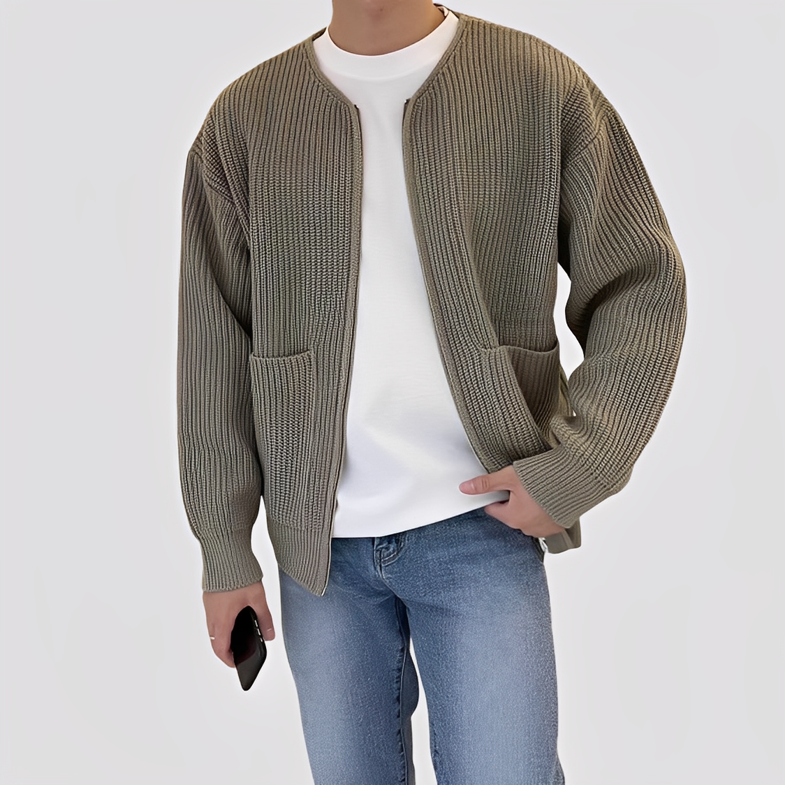 Declan - Cardigan élégant pour homme