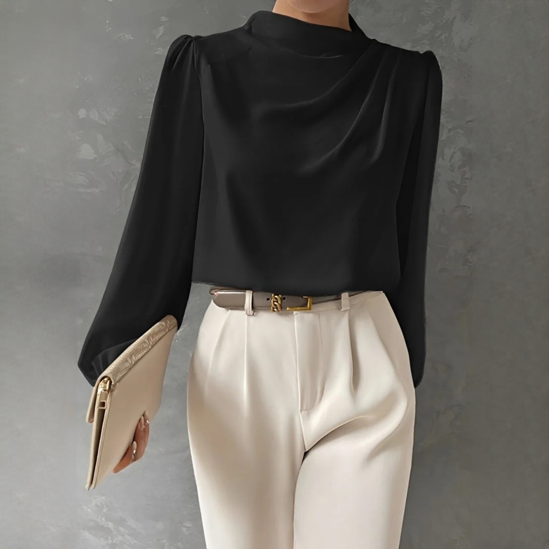 Meghan - Blouse plissée élégante et chic