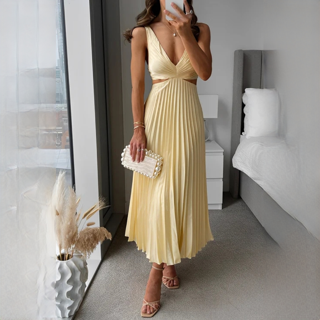 Kesley - Robe plissée élégante et chic