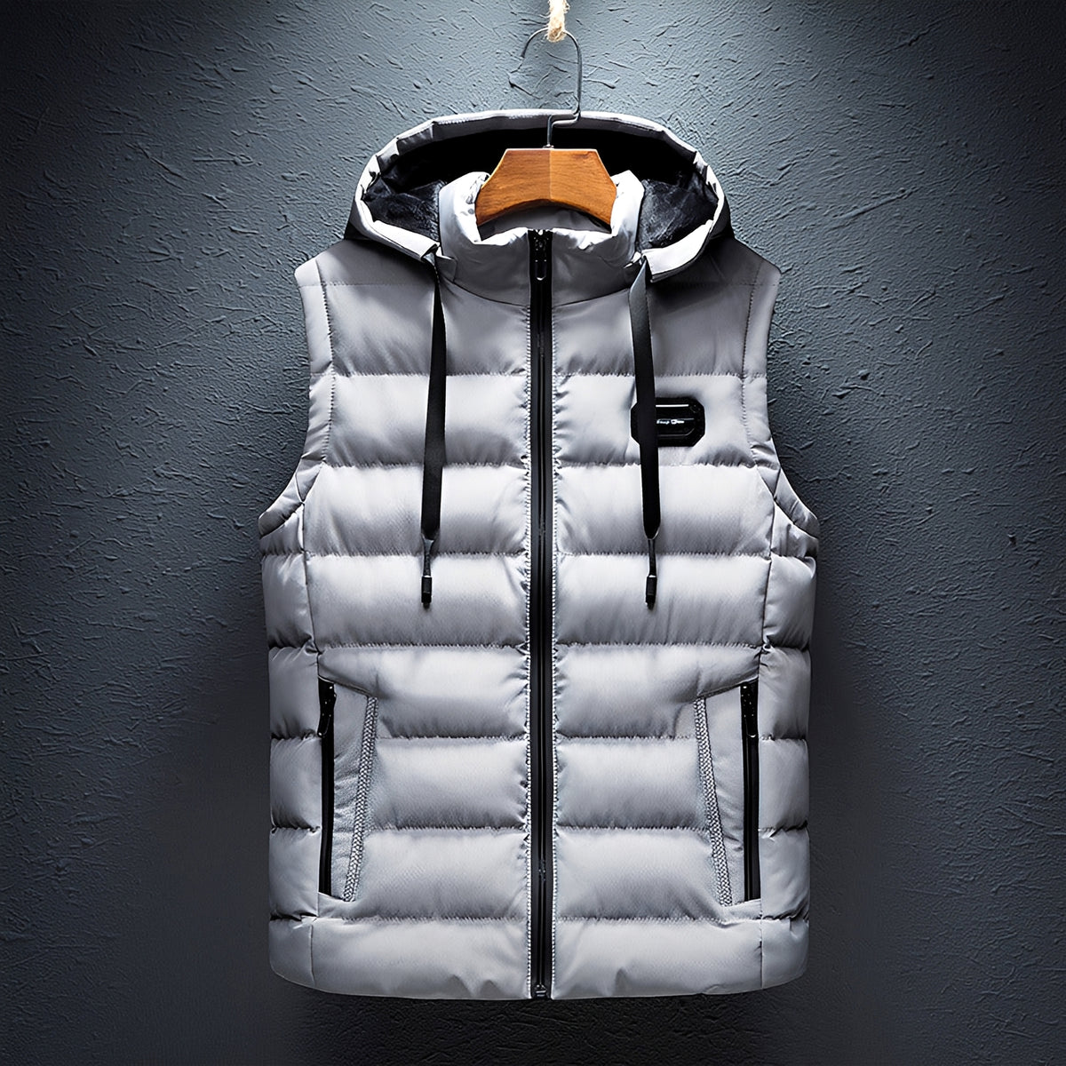 Davin - Gilet moderne à capuche