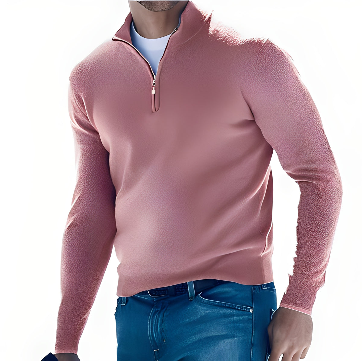 Ralph - Pull confortable à demi-zip