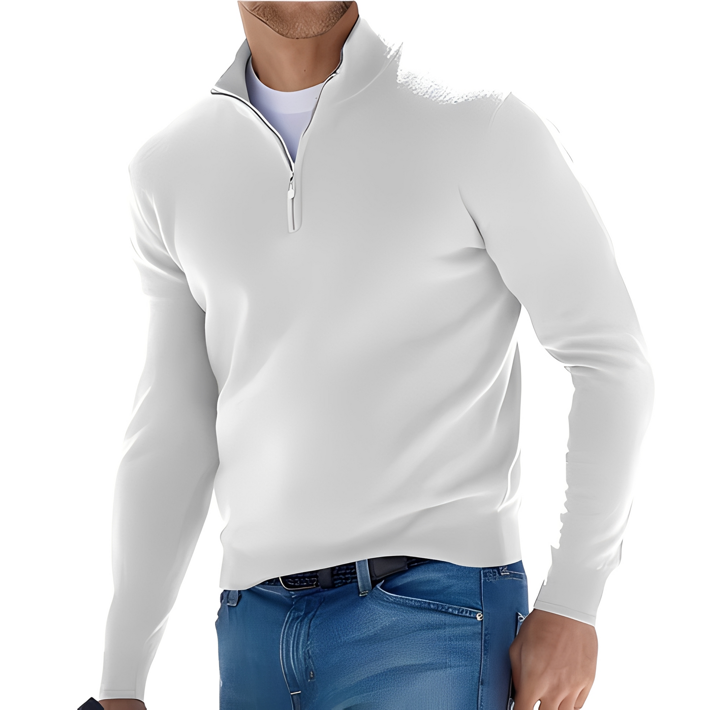 Ralph - Pull confortable à demi-zip