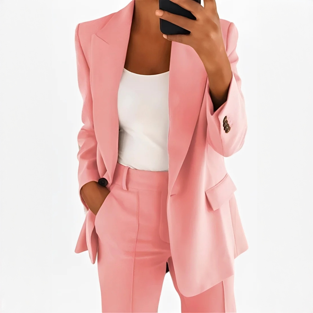 Muriel - Ensemble blazer et pantalon confortables