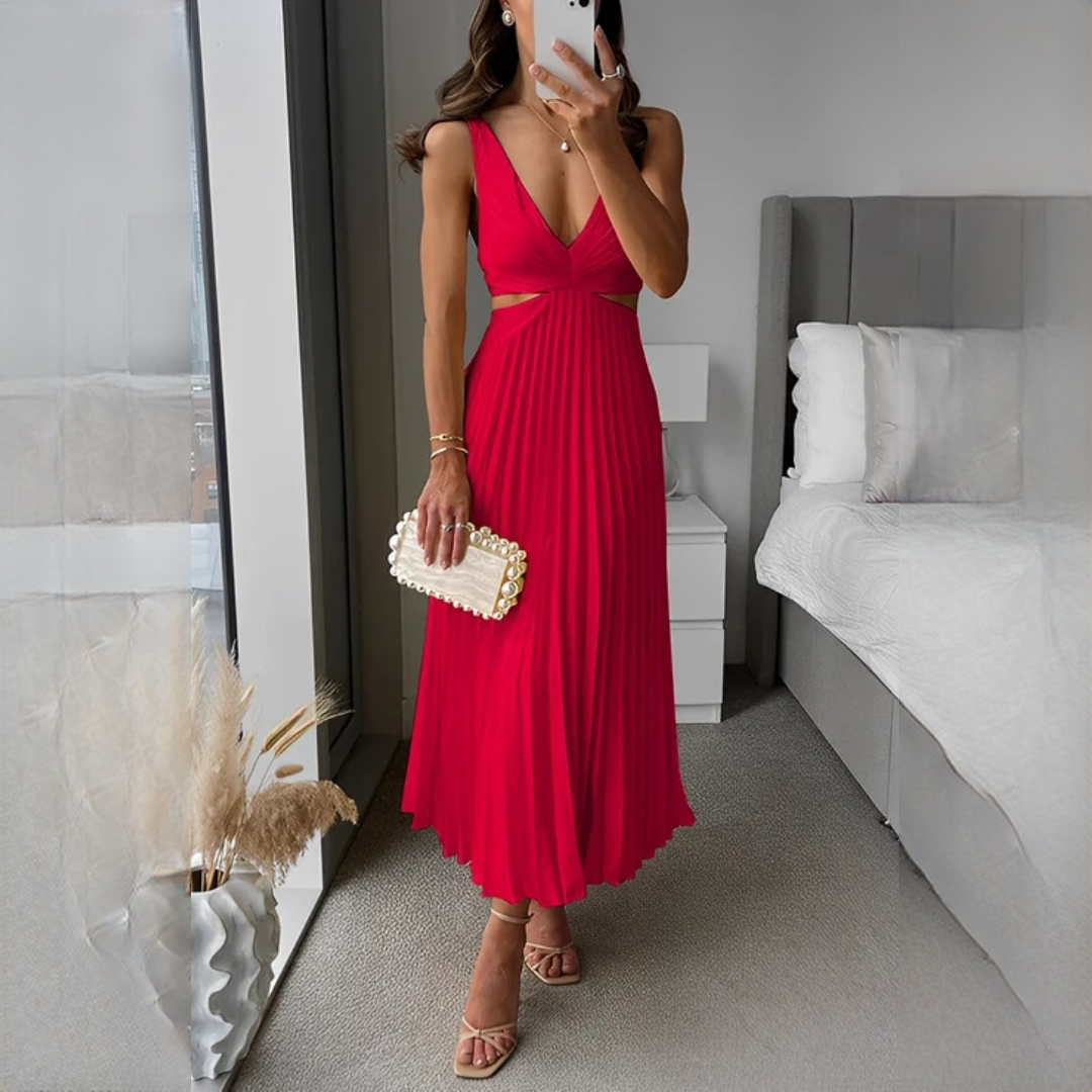Kesley - Robe plissée élégante et chic