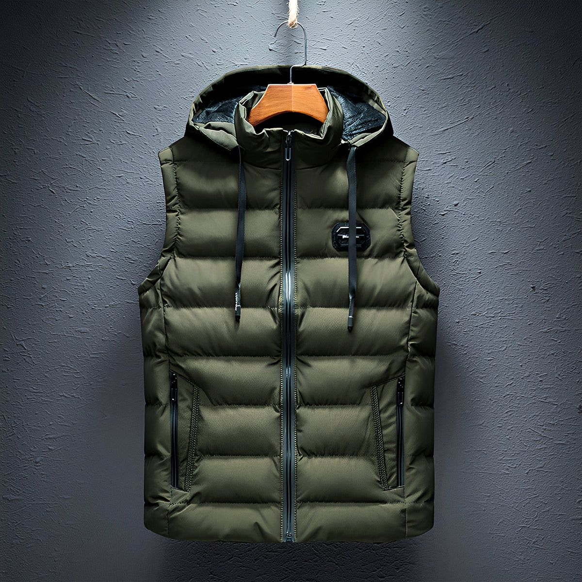 Davin - Gilet moderne à capuche
