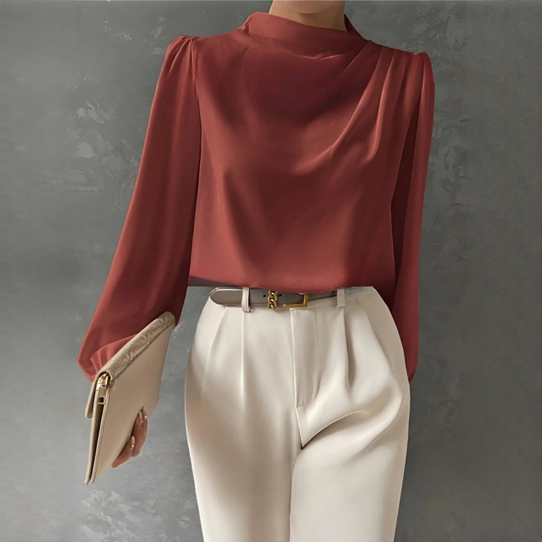 Meghan - Blouse plissée élégante et chic