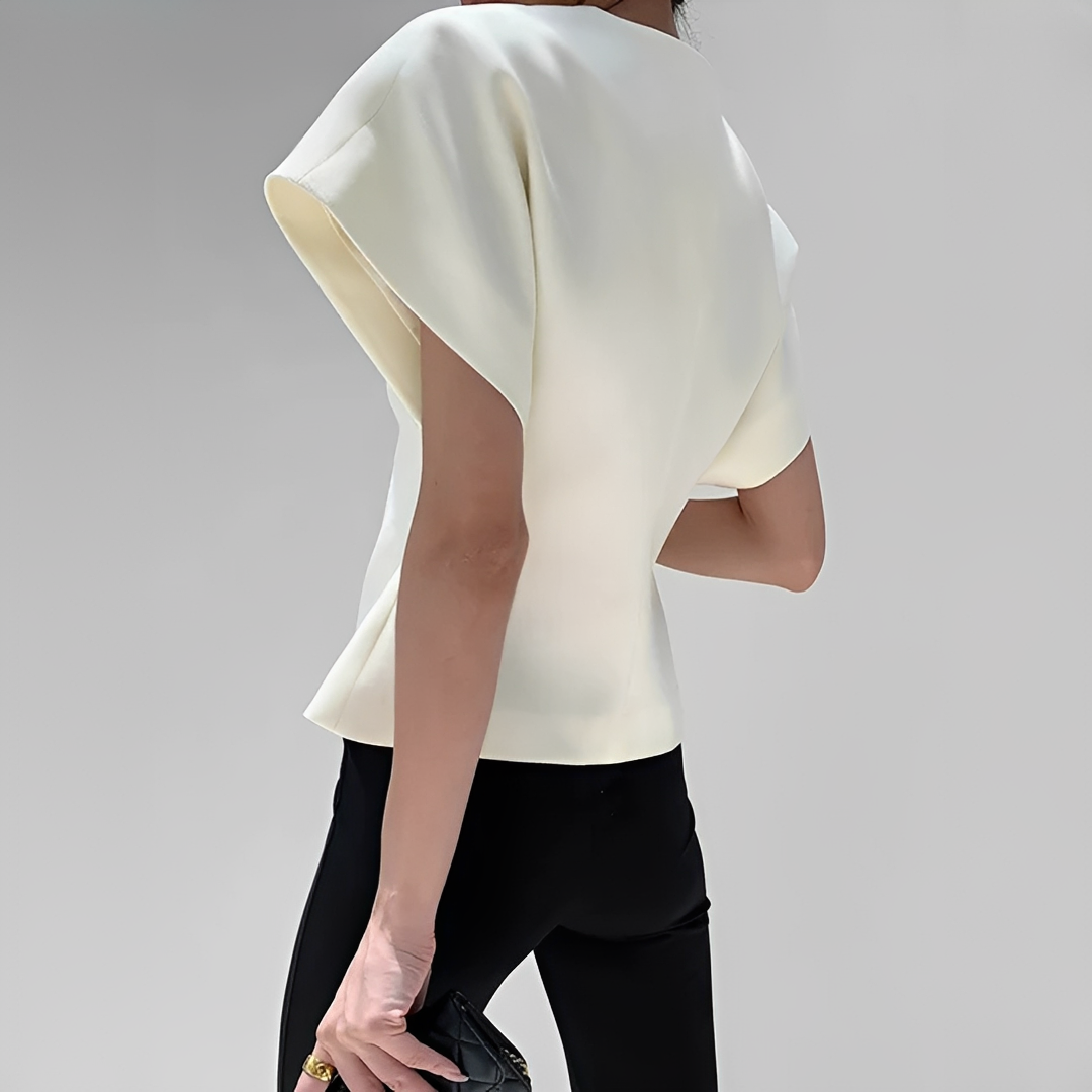 Leonie - Blouse élégante à col en V