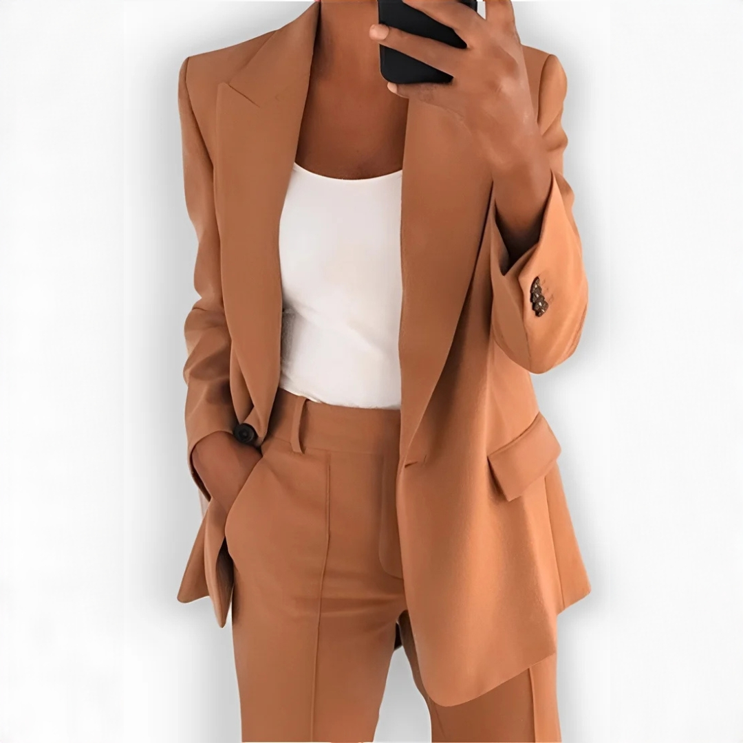 Muriel - Ensemble blazer et pantalon confortables