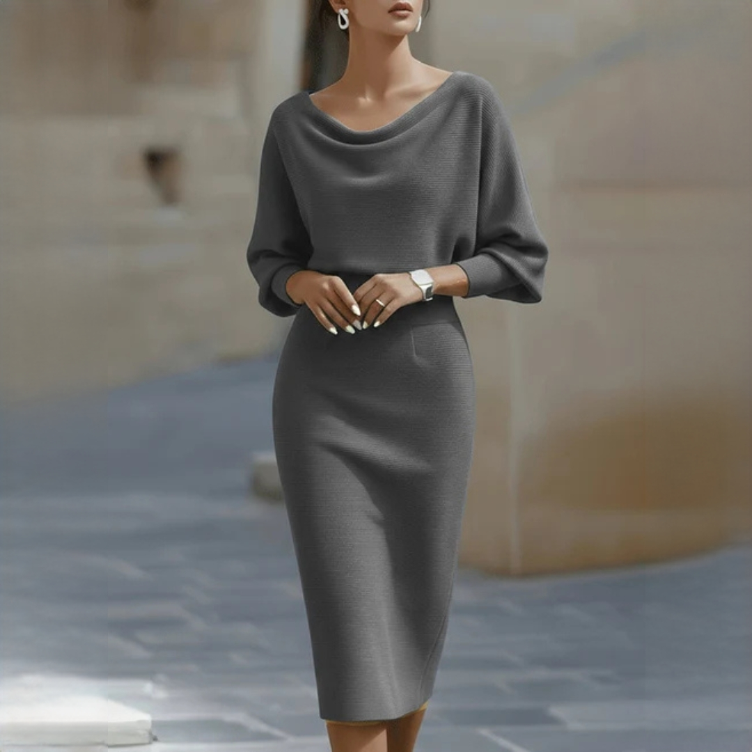 Wendy - Robe midi sophistiquée