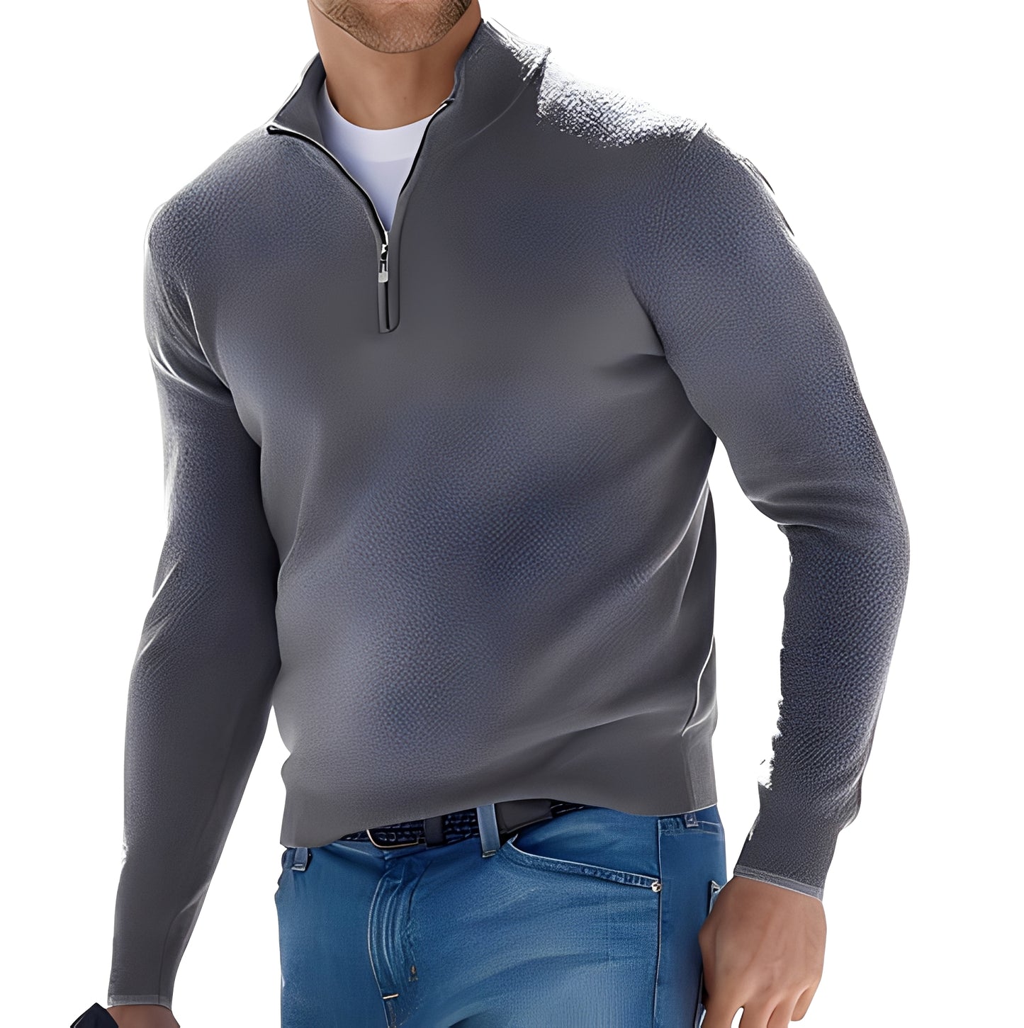 Ralph - Pull confortable à demi-zip