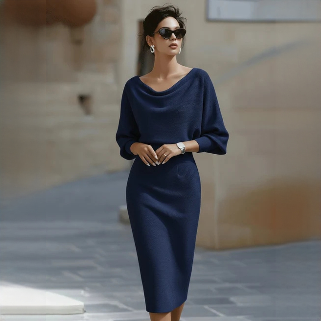 Wendy - Robe midi sophistiquée