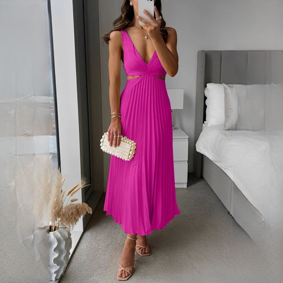 Kesley - Robe plissée élégante et chic