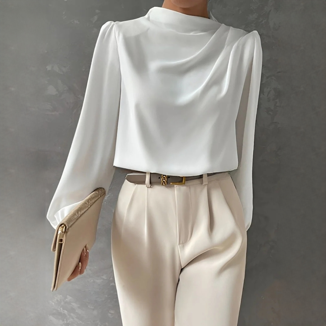 Meghan - Blouse plissée élégante et chic