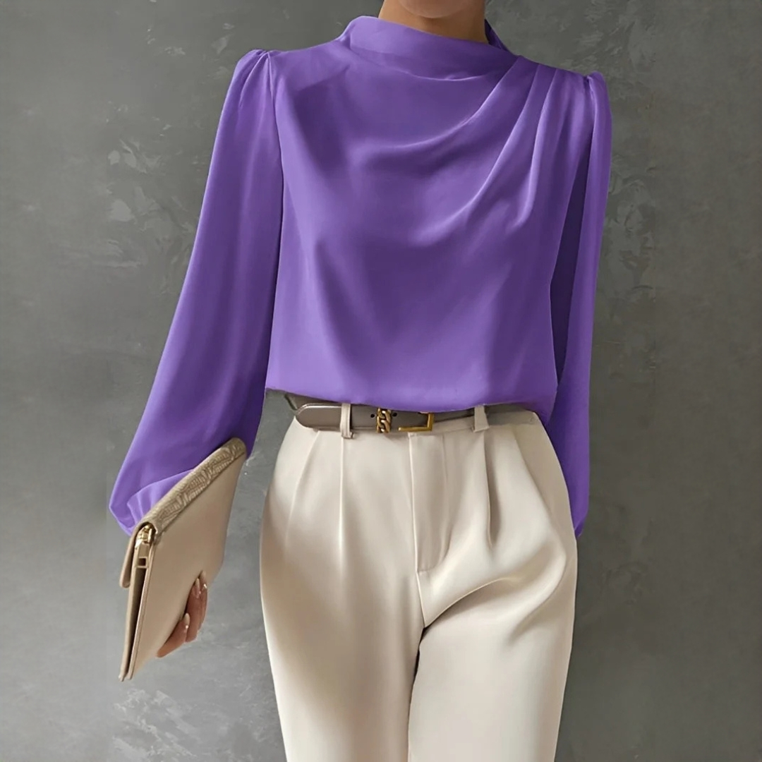 Meghan - Blouse plissée élégante et chic