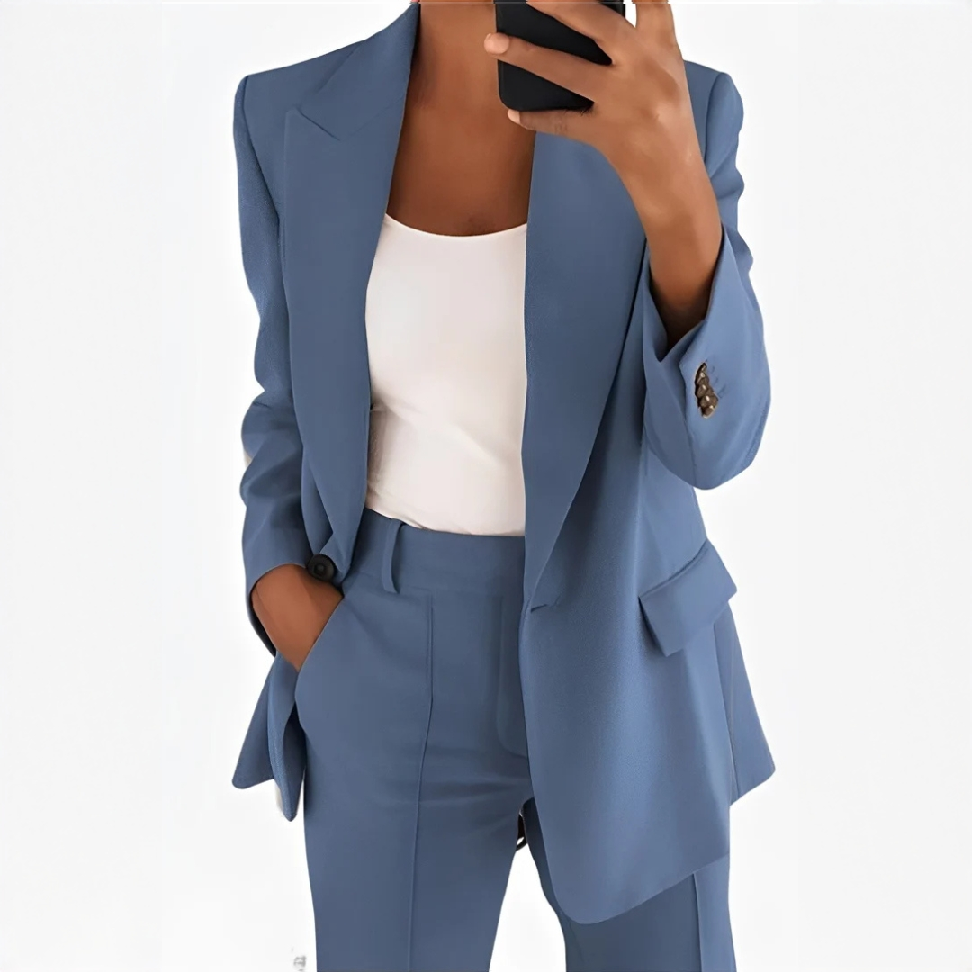 Muriel - Ensemble blazer et pantalon confortables
