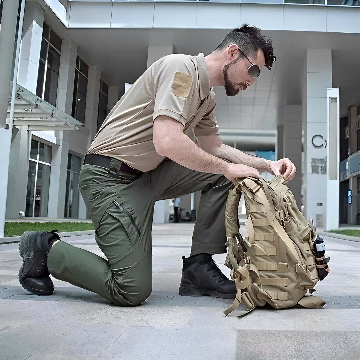 Landon - Pantalon cargo polyvalent