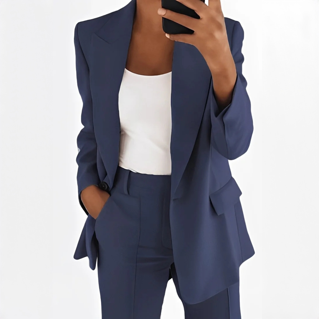 Muriel - Ensemble blazer et pantalon confortables