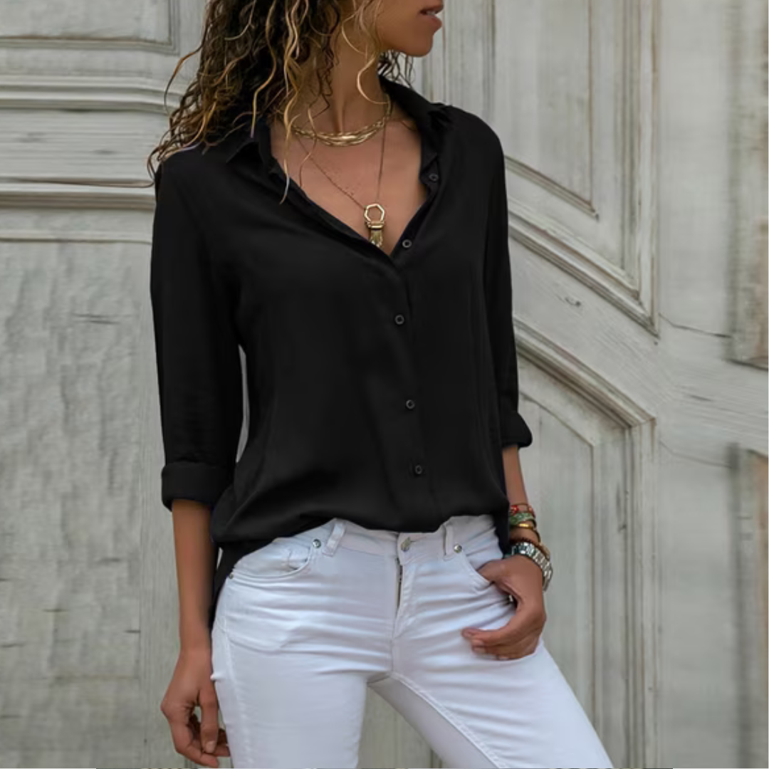 Jordana - Blouse chic à manches longues