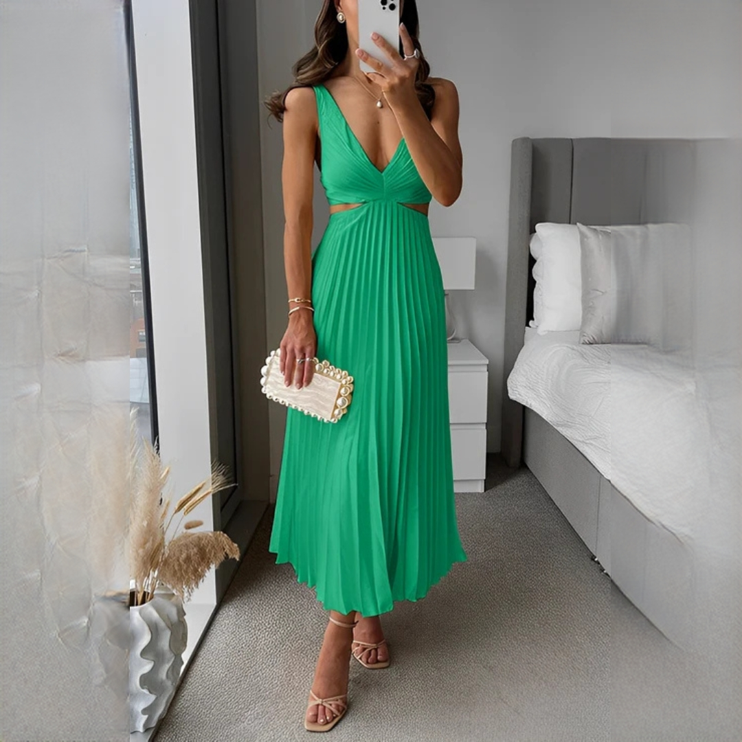 Kesley - Robe plissée élégante et chic