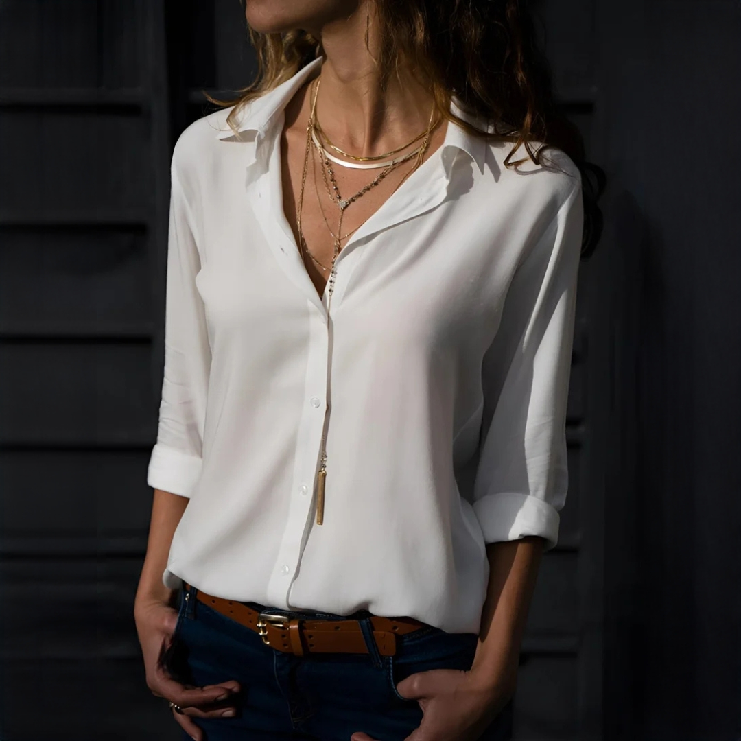 Jordana - Blouse chic à manches longues