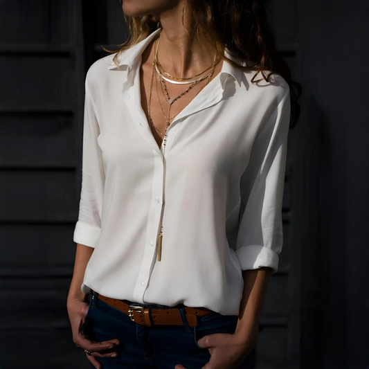 Jordana - Blouse chic à manches longues