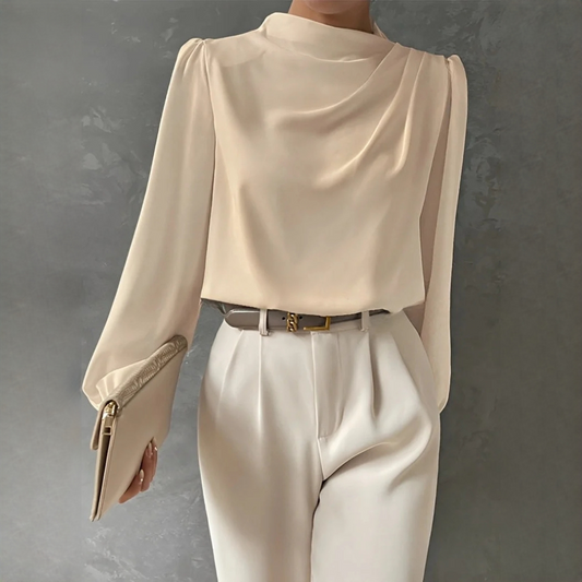 Meghan - Blouse plissée élégante et chic