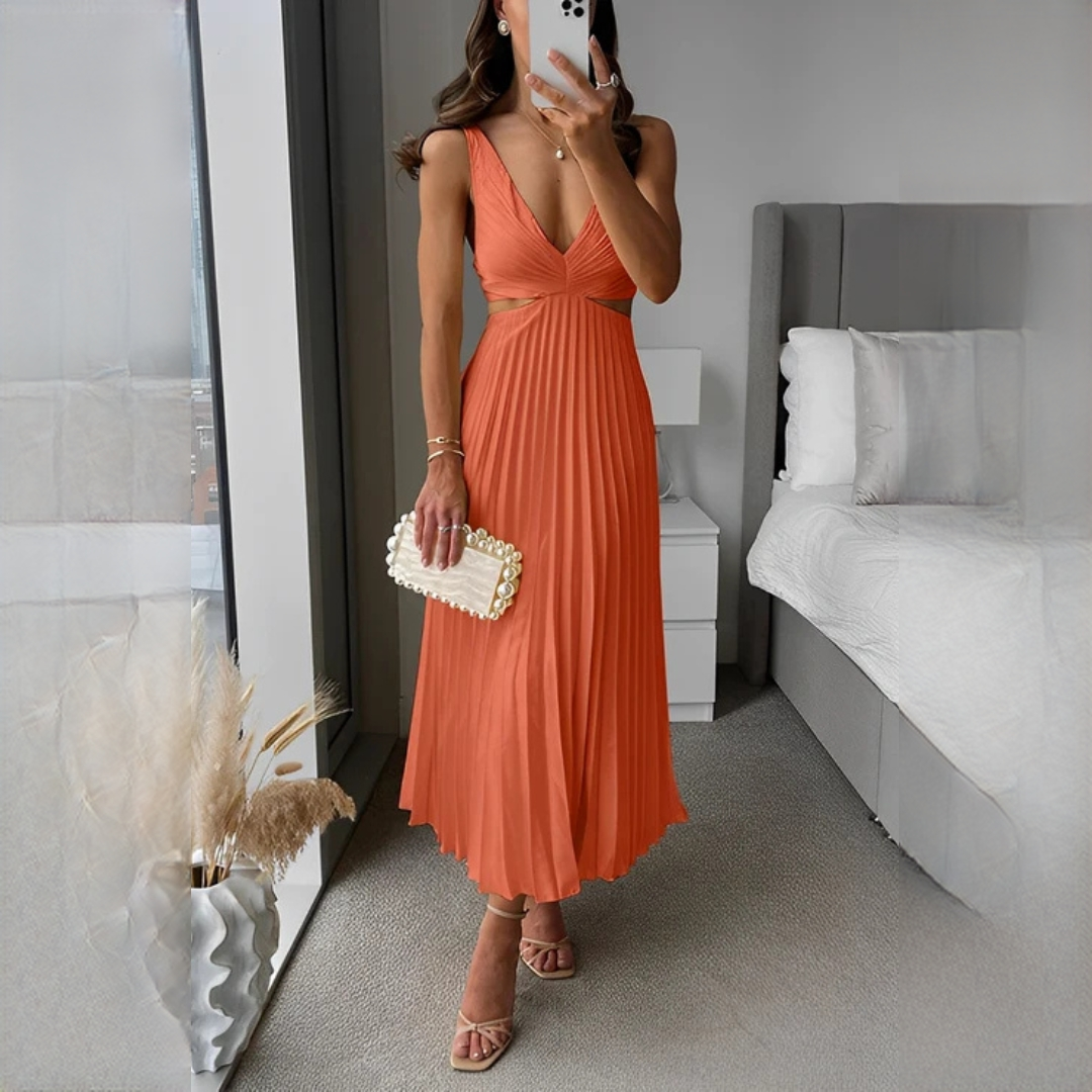 Kesley - Robe plissée élégante et chic