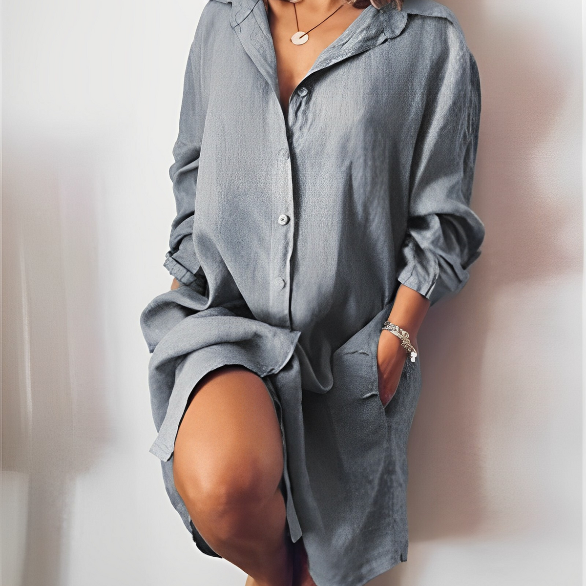 Chloé - Robe confortable à manches longues