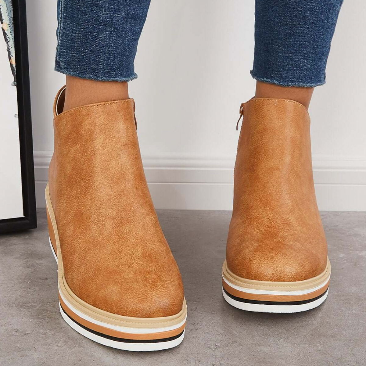 Mari Stella - Chaussures décontractées avec coutures décoratives
