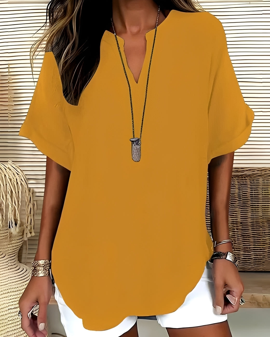 Shanice - Blouse Ample Décontractée