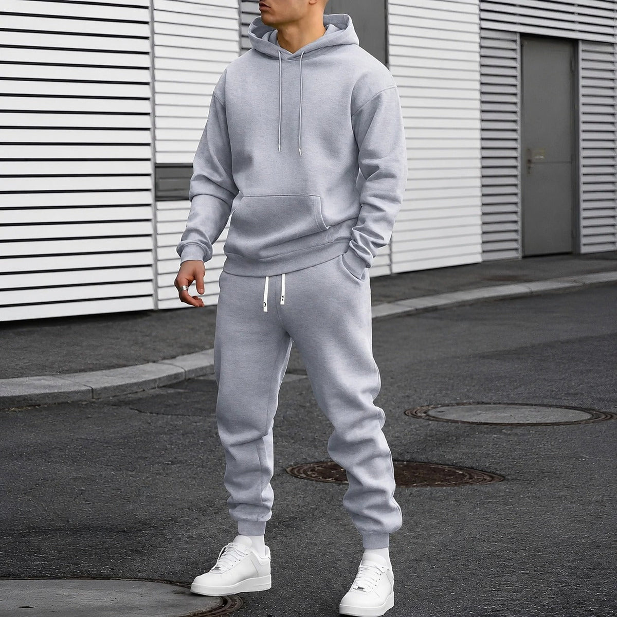 Arvel - Ensemble de survêtement confortable avec capuche pour hommes