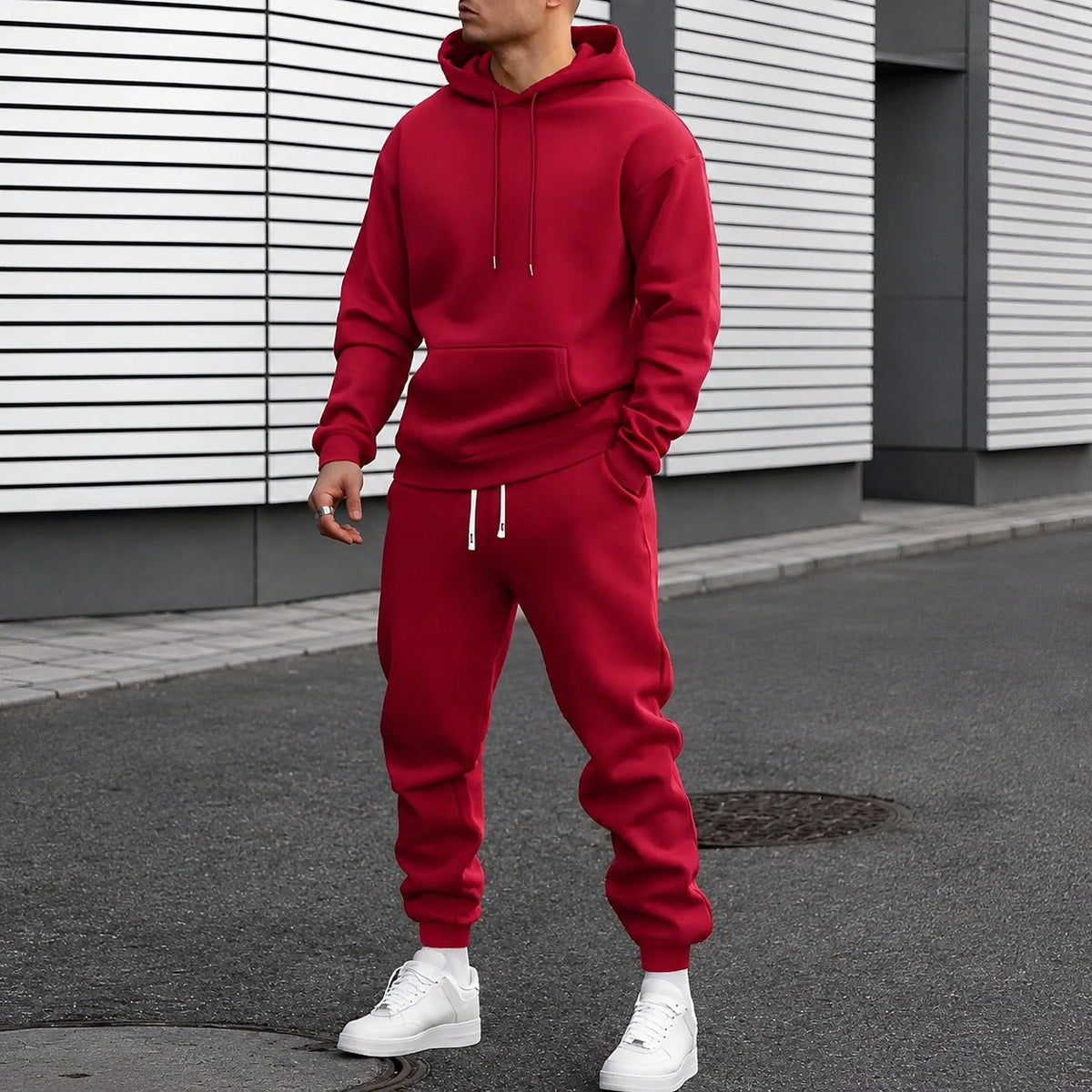 Arvel - Ensemble de survêtement confortable avec capuche pour hommes