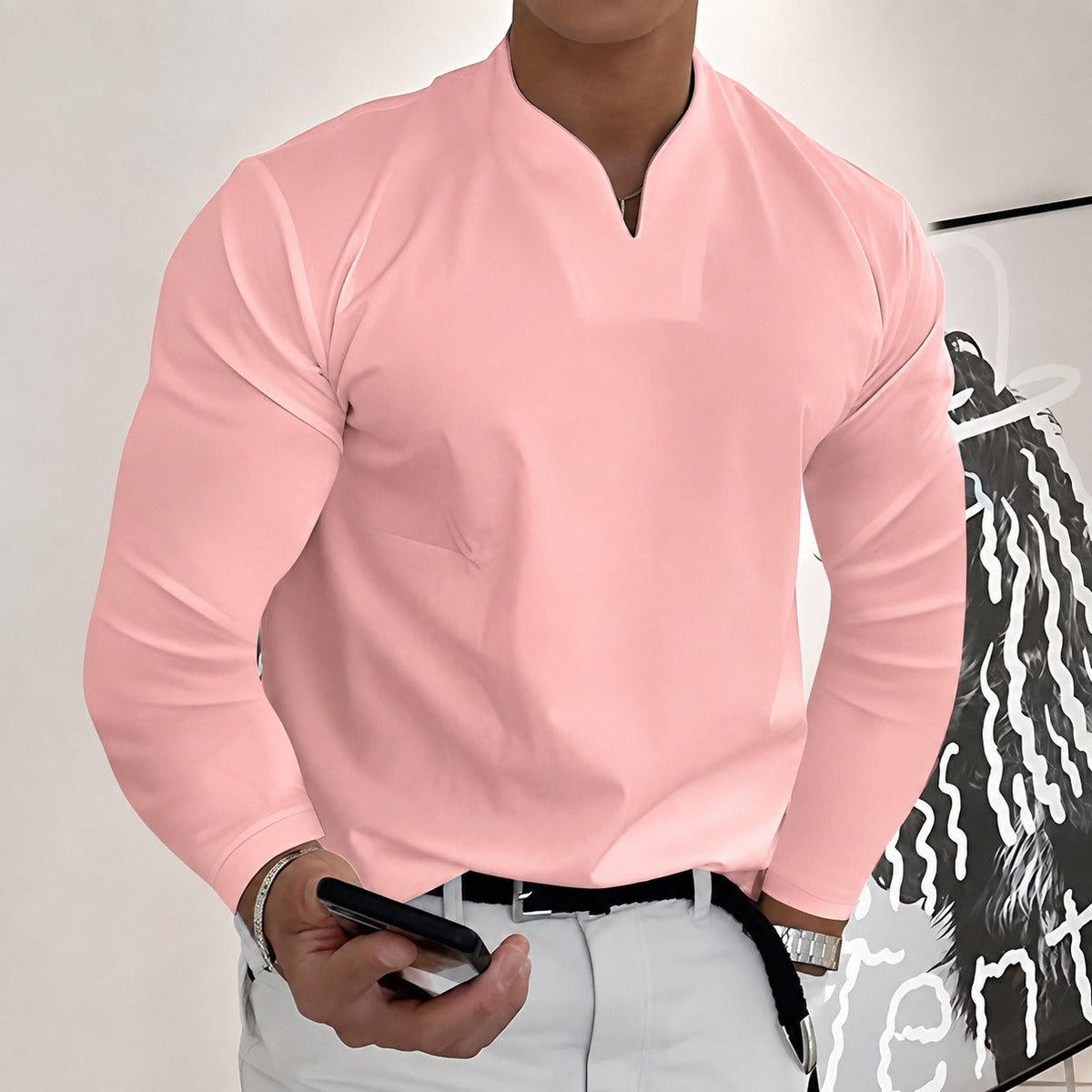 Corentin - Chemise à manches longues stylée pour homme