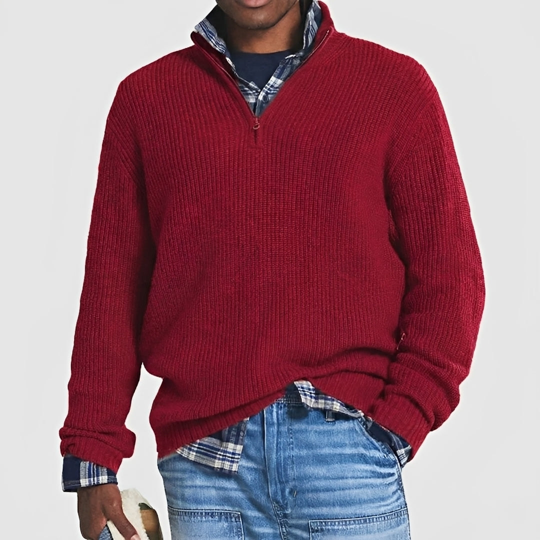 Sean - Pull-over pour hommes avec fermeture éclair