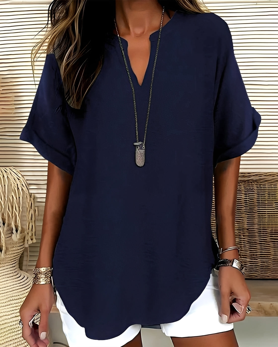 Shanice - Blouse Ample Décontractée
