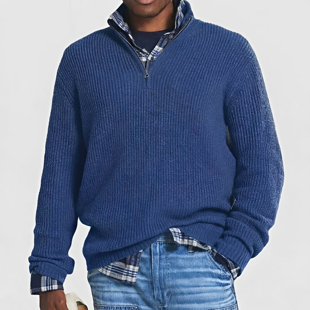 Sean - Pull-over pour hommes avec fermeture éclair