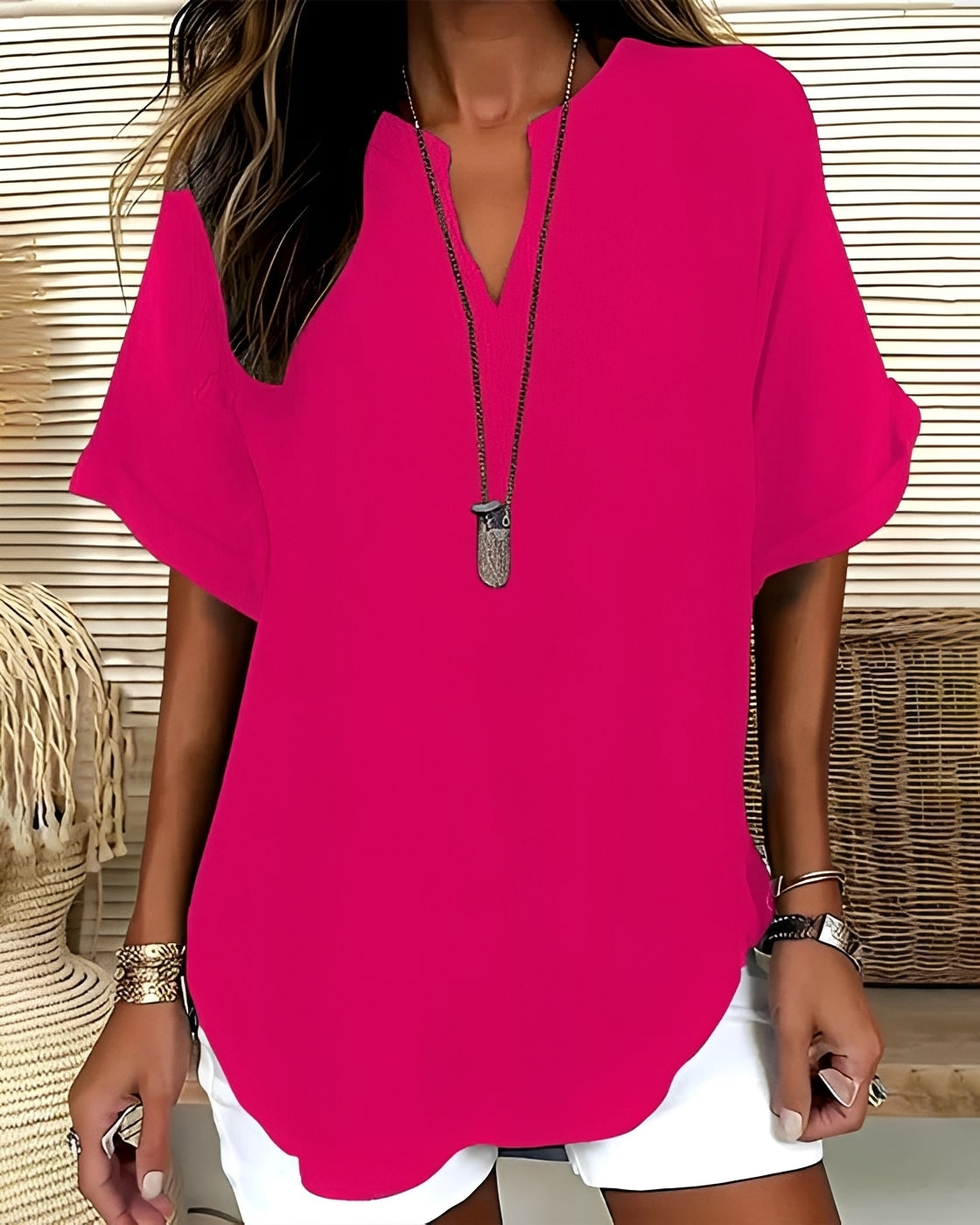 Shanice - Blouse Ample Décontractée