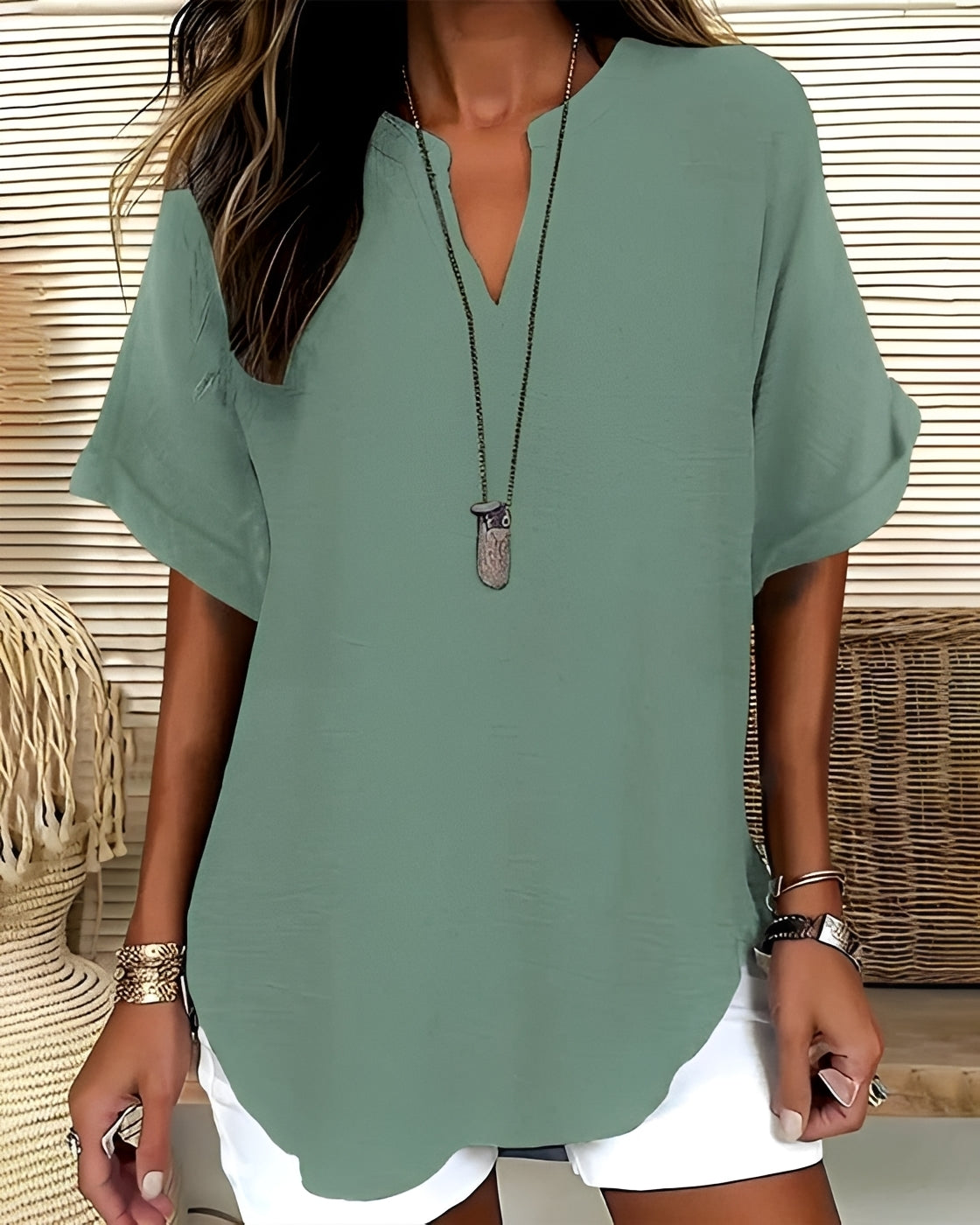 Shanice - Blouse Ample Décontractée