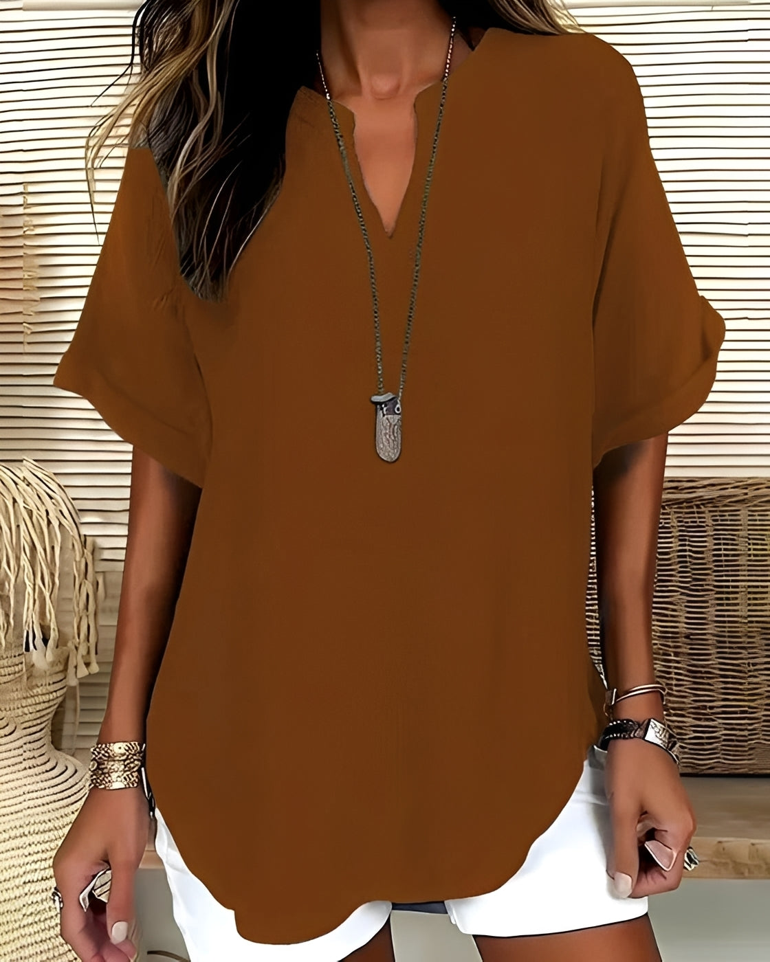 Shanice - Blouse Ample Décontractée