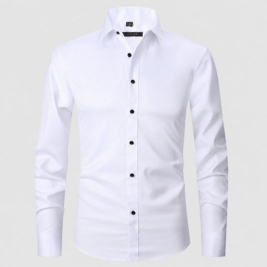 Howard - Chemise confortable pour hommes en tissu stretch