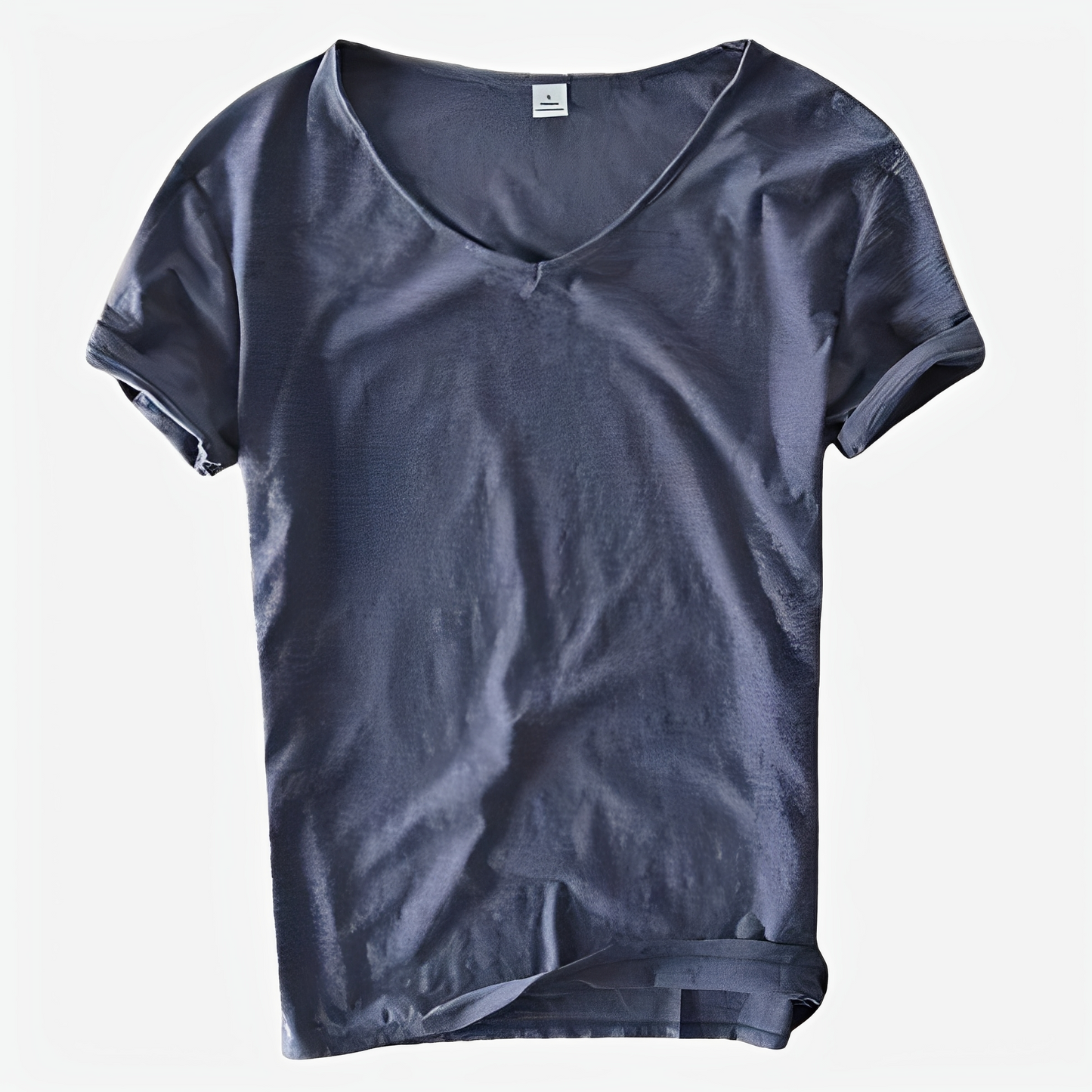 Jayson - T-shirt estival ample pour homme avec col en V