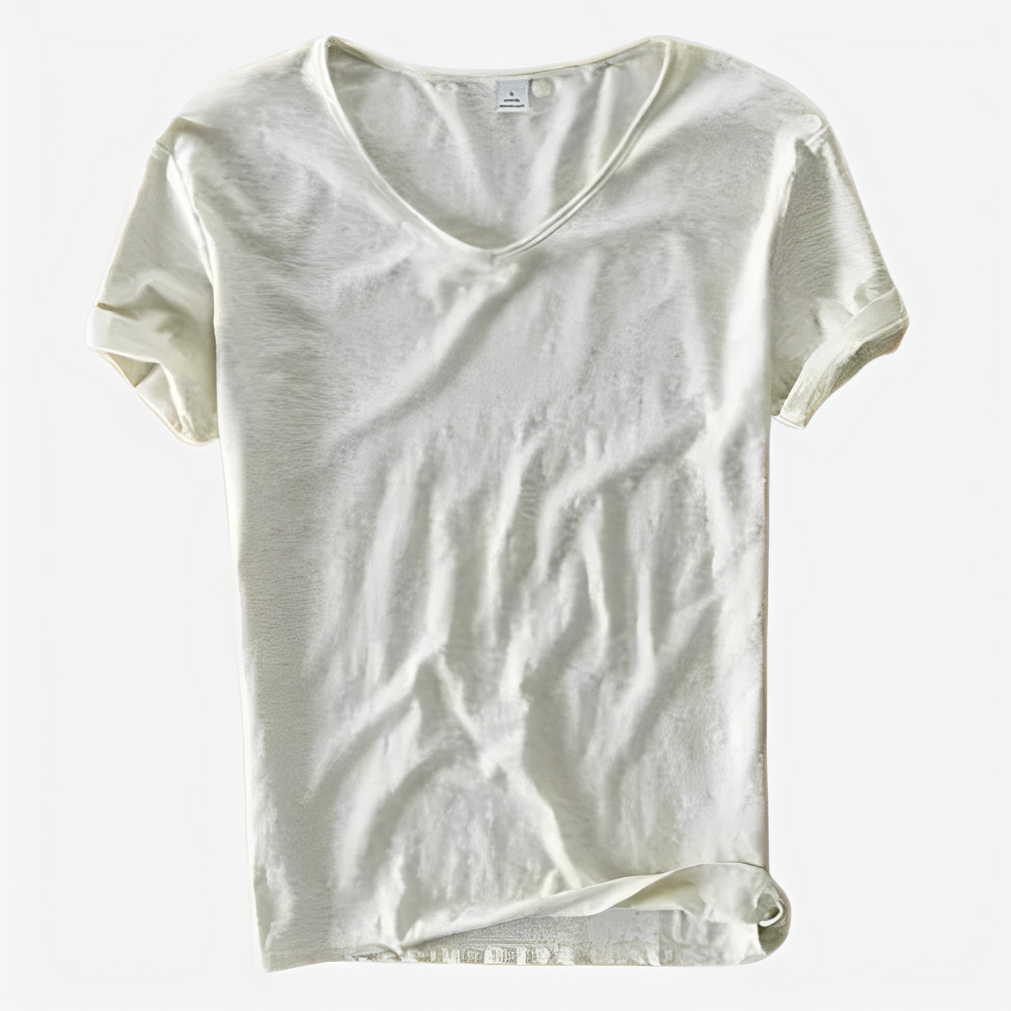 Jayson - T-shirt estival ample pour homme avec col en V