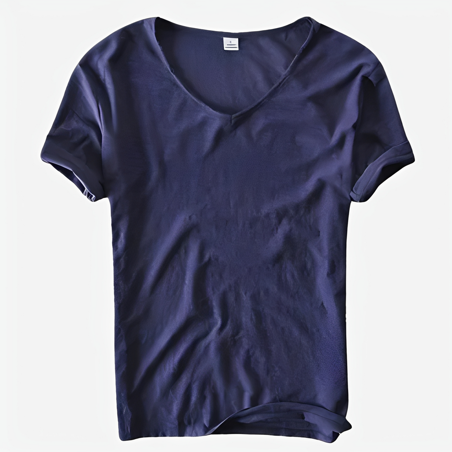 Jayson - T-shirt estival ample pour homme avec col en V
