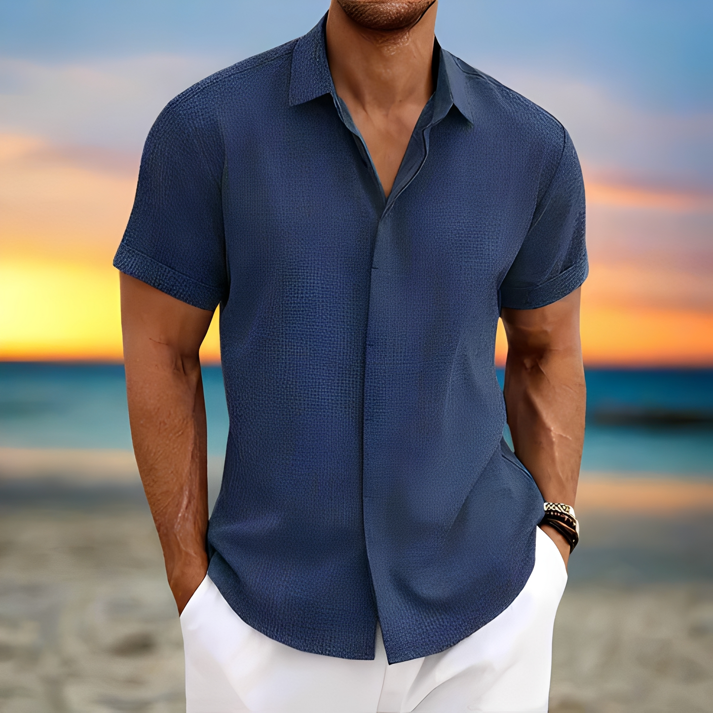 Lance - Chemise d'été décontractée pour homme